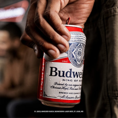 Budweiser American Lager Beer in Cans - 24 - 12 Fl. Oz. - Image 4