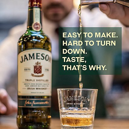 Jameson Whiskey Irish Triple Distilled 80 Proof - 750 Ml - Image 3