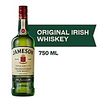Jameson Whiskey Irish Triple Distilled 80 Proof - 750 Ml - Image 1