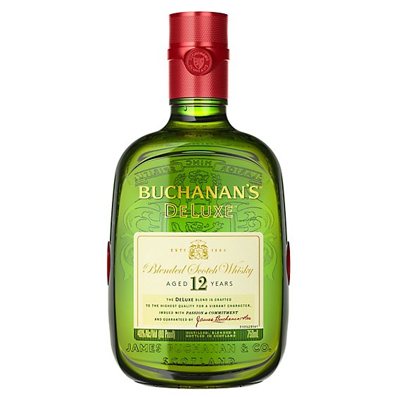 Buchanan's DeLuxe Aged 12 Years Blended Scotch Whisky - 750 Ml