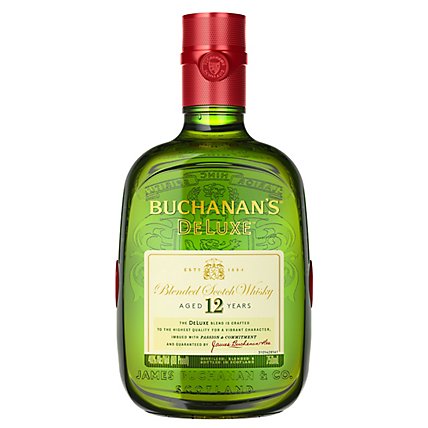 Buchanan's DeLuxe Aged 12 Years Blended Scotch Whisky - 750 Ml - Image 1