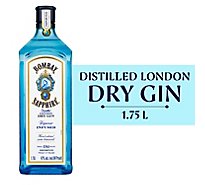 Bombay Sapphire Vapour Infused Distilled London Dry Gin - 1.75 Liter