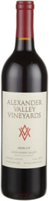 Alexander Valley Vineyards Merlot Wine - 750 Ml - Image 1