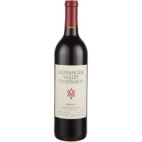 Alexander Valley Vineyards Merlot Wine - 750 Ml