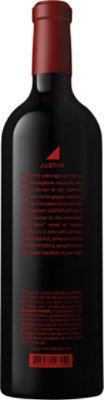 Justin Justification Paso Robles Cabernet Franc Blend - 750 Ml - Image 4