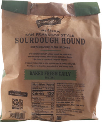 Signature SELECT Artisan Round Sourdough Bread - Each - Image 7