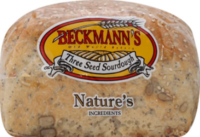 Beckmanns Sourdough 3 Seed Loaf Bread - 24 Oz - Image 2