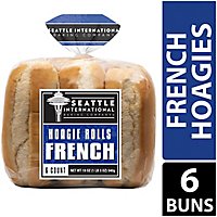 Seattle International Baking Company Hoagie Rolls French 6 Count - 19 Oz - Image 1