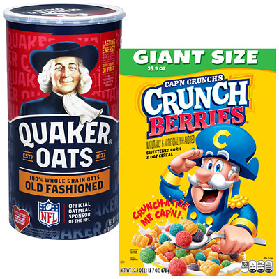 quaker giant cereal or oatmeal hot cereal Albertsons Coupon