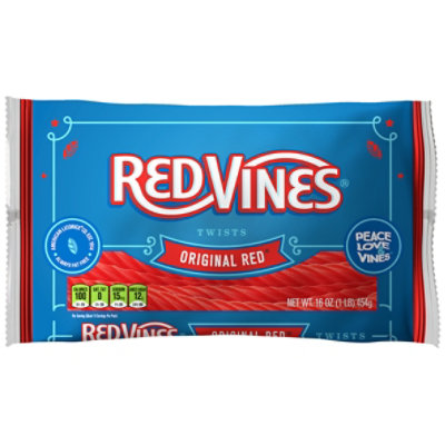 RED VINES Original Red Jumbo Twists, 8oz Bag