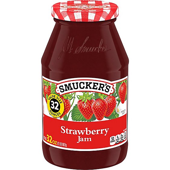 Smuckers Jam Strawberry - 32 Oz