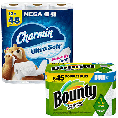 12-ct. Mega Roll or 9-ct. Super Mega Roll Or 6-ct. Double...