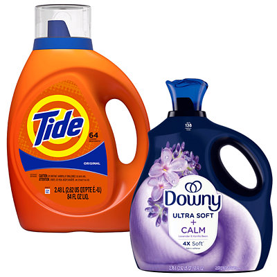 tide laundry detergent or downy fabric care Acme Coupon