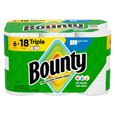 bounty paper towels Acme Coupon