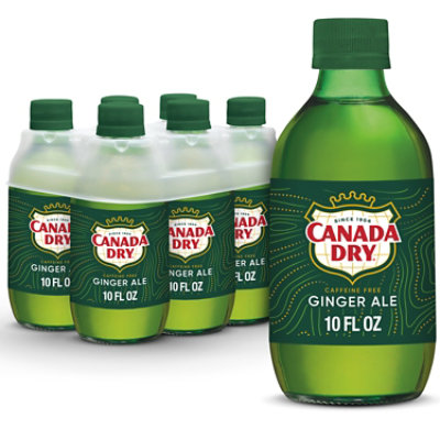 Canada Dry Ginger Ale Soda Glass Bottle - 6-10 Fl. Oz. - Image 1