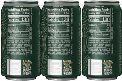 Canada Dry Ginger Ale Soda In Can - 6-12 Fl. Oz. - Image 5