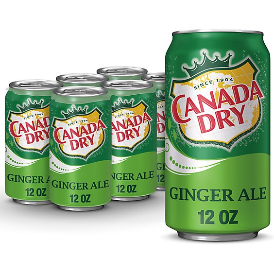 Canada Dry Ginger Ale - 6-12 Fl. Oz.