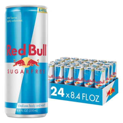 Red Bull Energy Drink Sugar Free Can - 24-8.4 Fl. Oz.