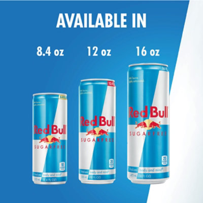 Red Bull Energy Drink Sugar Free Can - 24-8.4 Fl. Oz. - Image 5