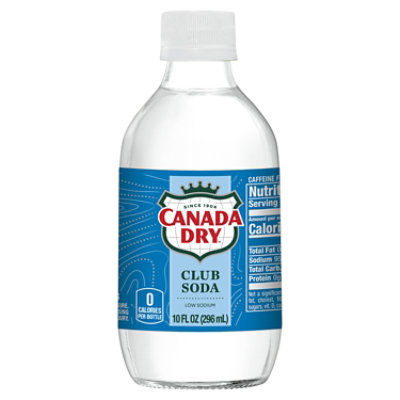 Canada Dry Club Soda Bottle - 6-10 Fl. Oz. - Image 3