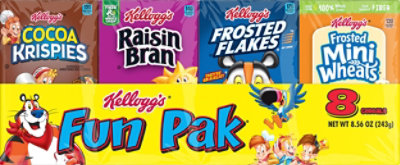Kelloggs Fun Pak Breakfast Cereal Variety Pack 8 Count - 8.56 Oz  - Image 7