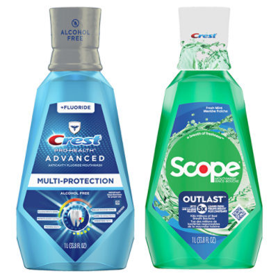 crest scope mouthwash Albertsons Coupon