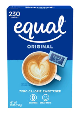Equal Sweetener 0 Calorie Original 230 Count - 8.1 Oz