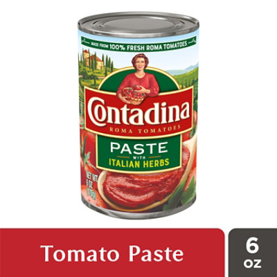 Contadina Tomato Paste Product With Italian Herbs - 6 Oz