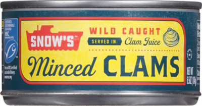 Snows Bumble Bee Clams Minced in Clam Juice - 6.5 Oz - Image 2