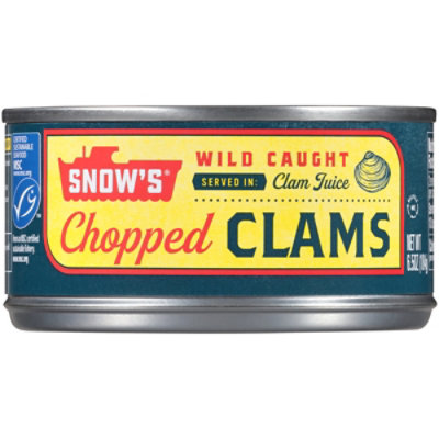 Snows Bumble Bee Clams Chopped in Clam Juice - 6.5 Oz - Image 2