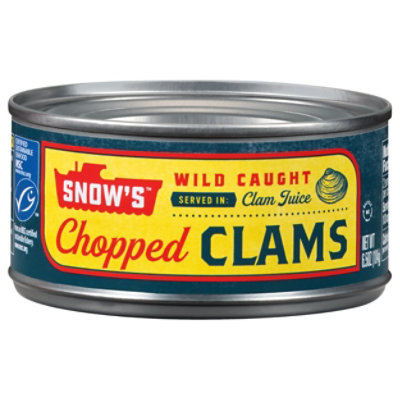 Snows Bumble Bee Clams Chopped in Clam Juice - 6.5 Oz - Image 1