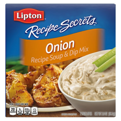 Lipton Recipe Secrets Recipe Soup & Dip Mix Onion 2 Count - 2 Oz - Image 2