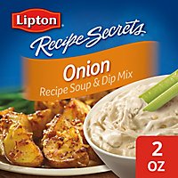 Lipton Recipe Secrets Recipe Soup & Dip Mix Onion 2 Count - 2 Oz - Image 1