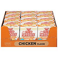 Nissin Cup Noodles Ramen Noodle Soup Chicken Flavor - 12-2.25 Oz - Image 1