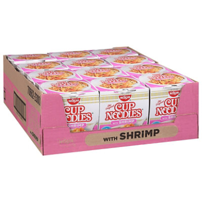 Nissin Cup Noodles Ramen Noodle Soup With Shrimp Flavor - 12-2.25 Oz - Image 2