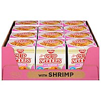 Nissin Cup Noodles Ramen Noodle Soup With Shrimp Flavor - 12-2.25 Oz - Image 1