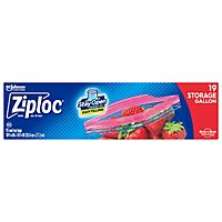 Ziploc Brand Storage Bags Gallon With Grip N Seal Technology - 19 Count - Image 2