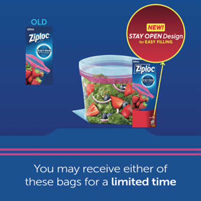 Ziploc Grip 'n Seal Storage Bags Quart - 24 Count - Image 3