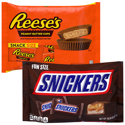 Hershey’s Snack Size or Mars Fun Size Bags Jewel-Osco Coupon