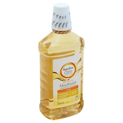 Signature Select/Care Mouthwash Antiseptic Amber - 33.8 Fl. Oz.