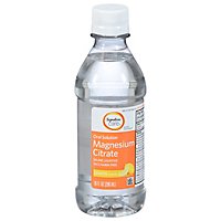 Signature Care Magnesium Citrate Oral Solution Saline Laxative Lemon Flavor - 10 Fl. Oz. - Image 2