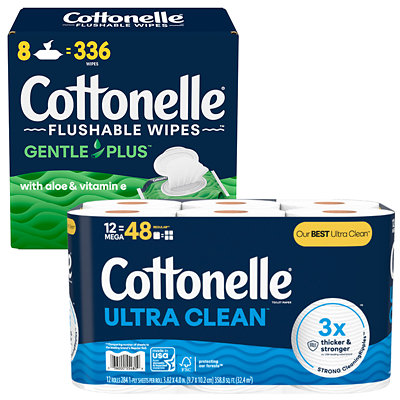 cottonelle bath tissue or flushable wipes Albertsons Coupon