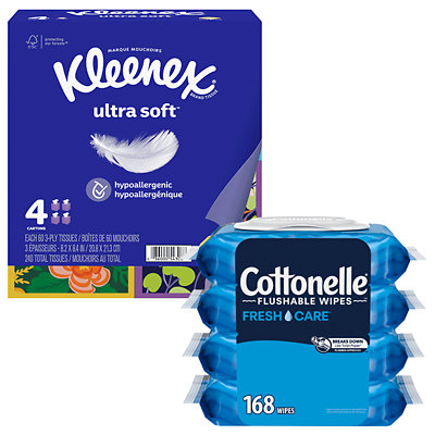 kleenex facial tissue or cottonelle bath tissue Safeway Coupon