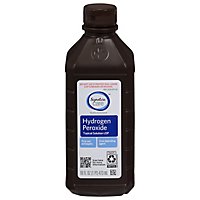 Signature Care Hydrogen Peroxide Topical Solution USP First Aid Antiseptic - 16 Fl. Oz. - Image 2