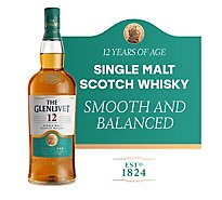 The Glenlivet Scotch Whisky Single Malt 12 Years Old 80 Proof - 750 Ml