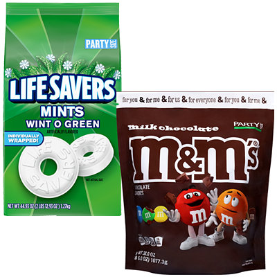 m ms or life savers stand up pouch Acme Coupon
