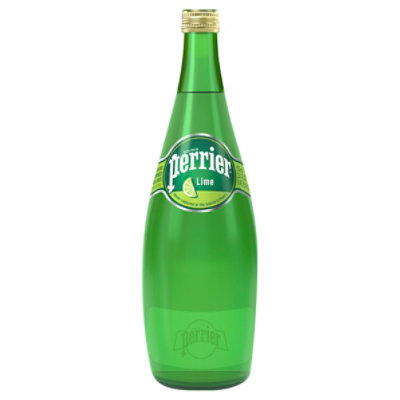 Perrier Carbonated Mineral Water Lime Flavor - 25.3 Fl. Oz.