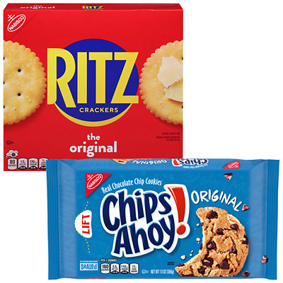 nabisco ritz snack crackers or chips ahoy cookies Albertsons Coupon