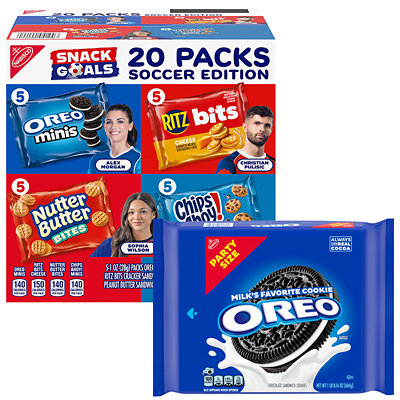 nabisco party size oreo cookies or variety packs Jewel-osco Coupon
