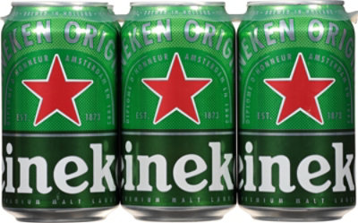 Heineken Beer Premium Lager Keg Cans - 6-12 Fl. Oz. - Image 2